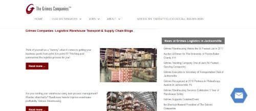 Grimes Companies Logistics Warehouse Transport and Supply Chain Blogs