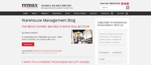 Remax Products' Warehouse Management Blog