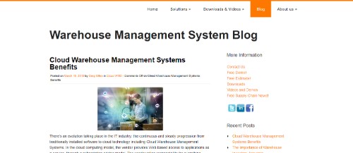 Warehouse Management System Blog