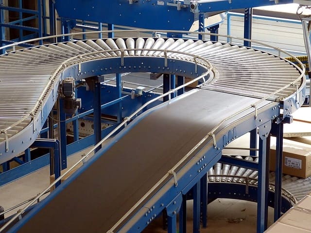 Essential parts of a conveyor system