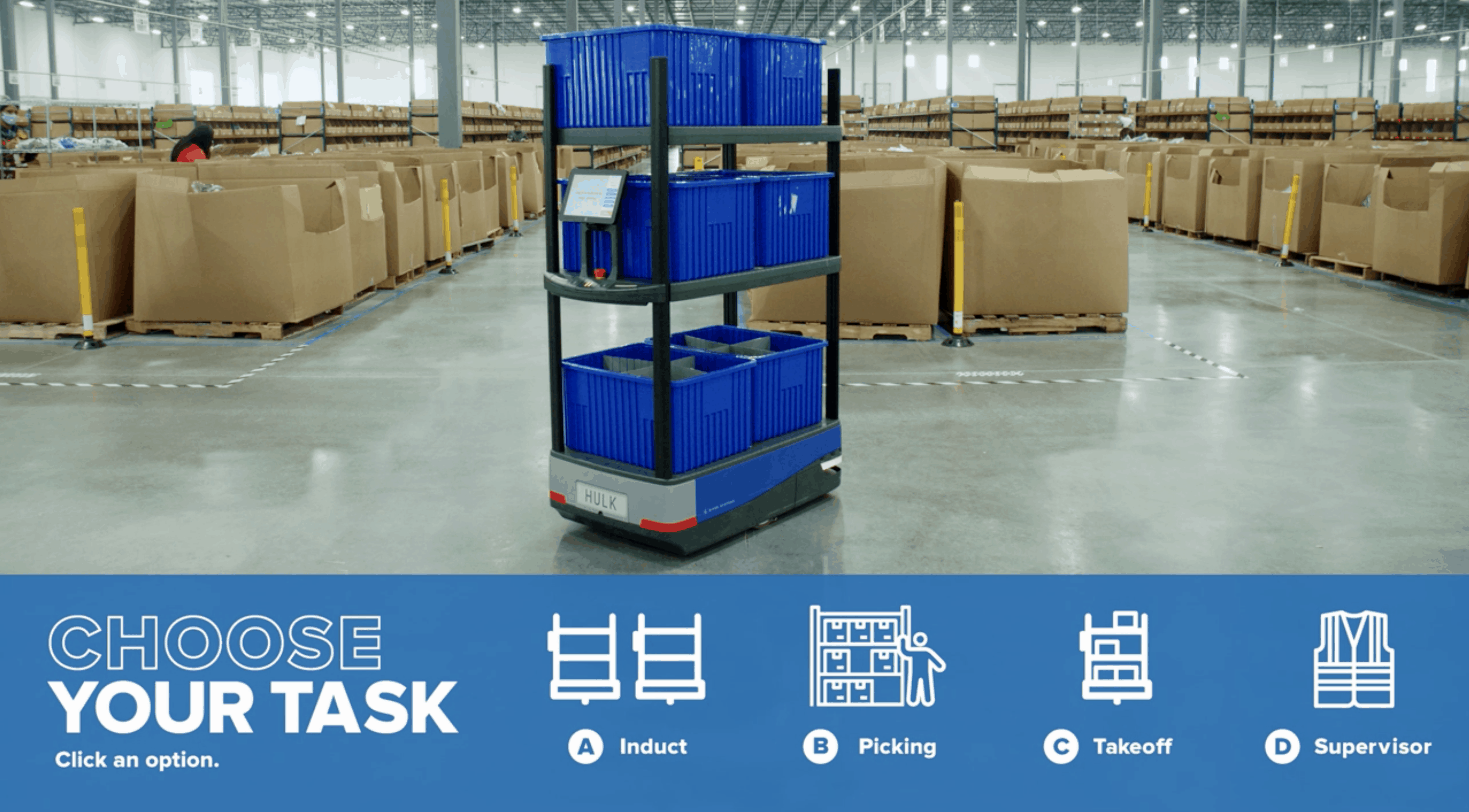 See how easy it is to pick with 6 River Systems' collaborative mobile robot, Chuck.