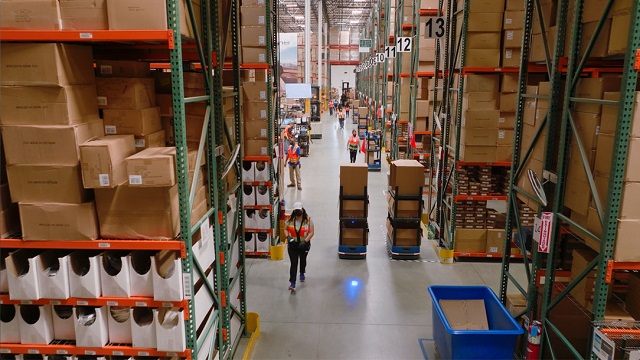 Third-party logistics operations in a warehouse